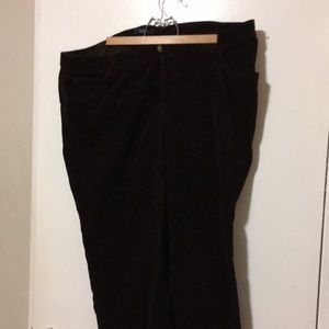 Chaps straight leg corduroy pants